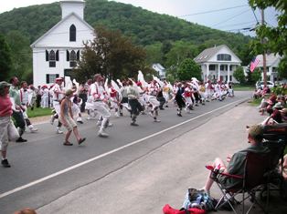 Morris dancers in Newfane
